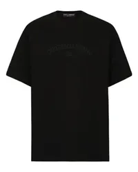 Dolce & Gabbana Baumwoll-T-Shirt Black