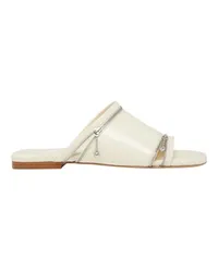 Burberry Flache Sandalen Off-white