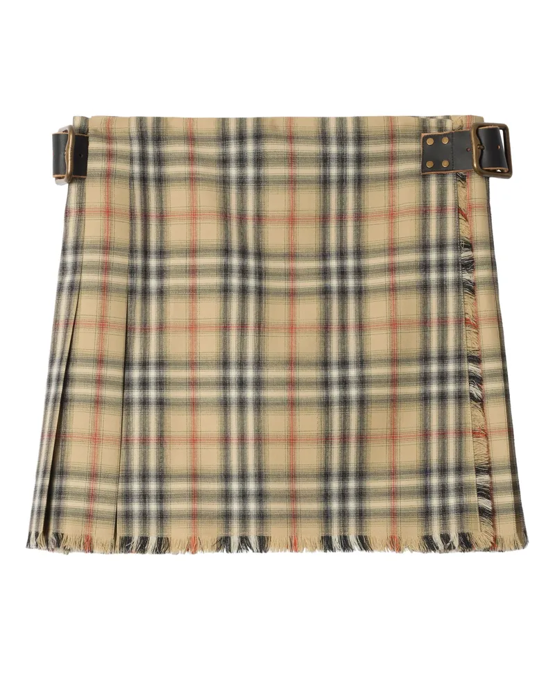 Burberry Minikilt aus Wolle mit Karomuster 