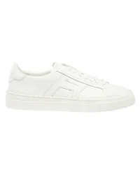 Santoni Sneakers mit Doppelschnalle White