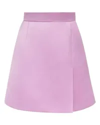 Nina Ricci Mini-Satinrock in A-Linien-Form Pink