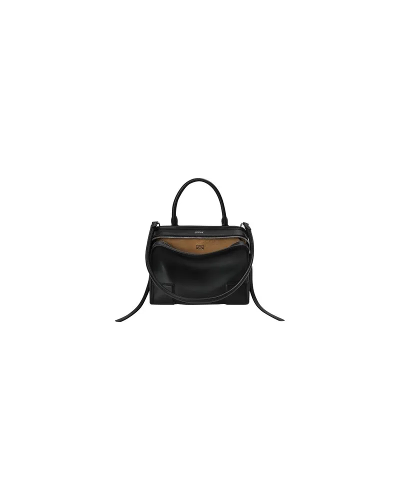 Loewe Kleine Tasche Amazona 180 aus weichem Kalbsleder Black