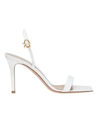 Gianvito Rossi Sandaletten Ribbon Stiletto 85 White