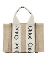 Chloé Woody mini-tragetasche Gold