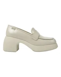 Camper Loafers Thelma mit Absatz White