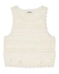 Sandro Kurzes Stricktop White