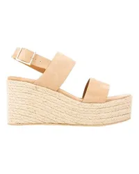 Bobbies Espadrilles mit keilabsatz Théa Beige