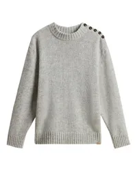 Woolrich Rundhalspullover Grey