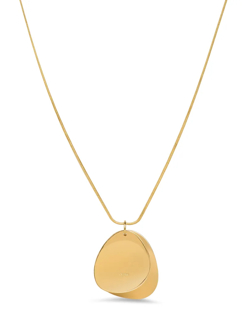 Celine Petale halskette aus messing mit gold-finish 
