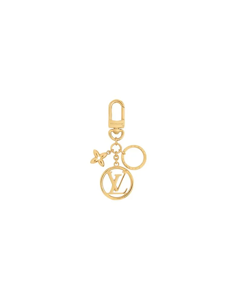Louis Vuitton LV Circle Schlüsselanhänger & Taschenschmuck Gold
