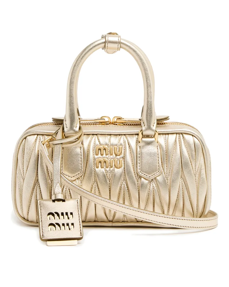 Miu Miu Minitasche Arcadie aus gestepptem Nappaleder 