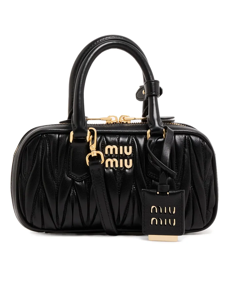 Miu Miu Minitasche Arcadie aus gestepptem Nappaleder 