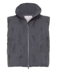 Brunello Cucinelli Daunenweste Grey