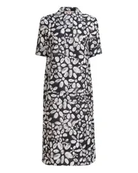 Marni Kleid mit Blooming-Printmotiv Black