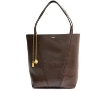 Cabas-Tasche aus genarbtem Leder  Spin