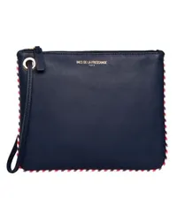 Inès de la Fressange Clutch Marcia Navy