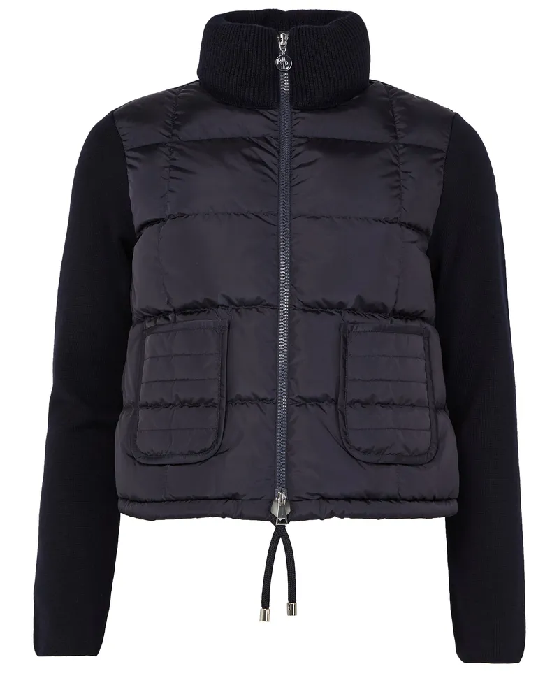 Moncler Jacke im Materialmix 