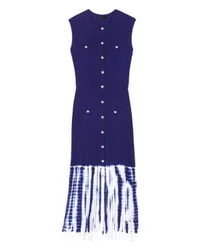 Maje Midi Strickkleid Tie-Dye Blue