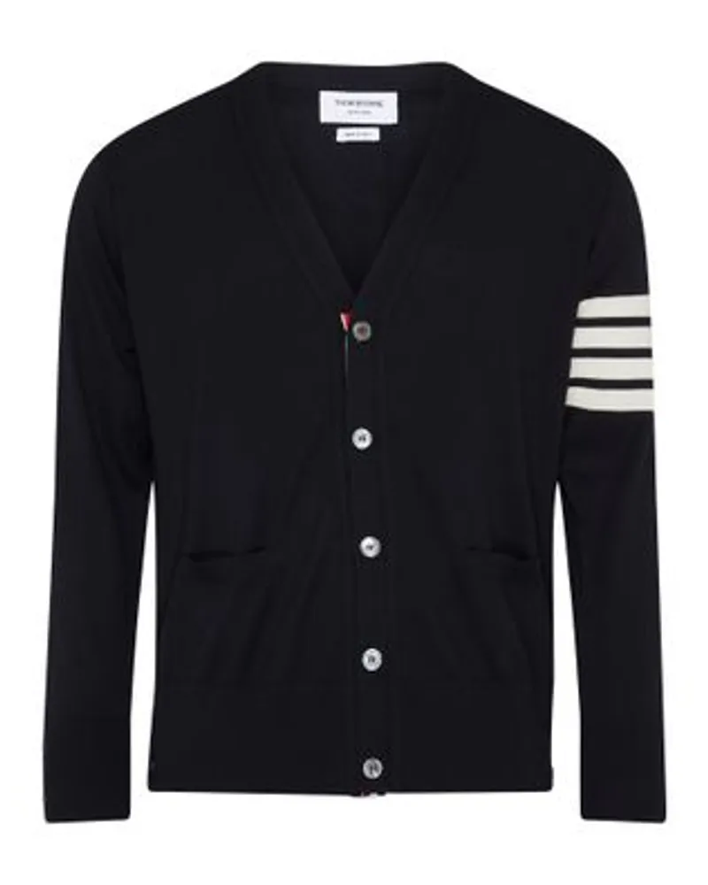 Thom Browne Cardigan Bar Navy