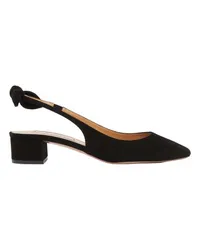 Aquazzura Very Bow Tie Slingpumps 35 Black