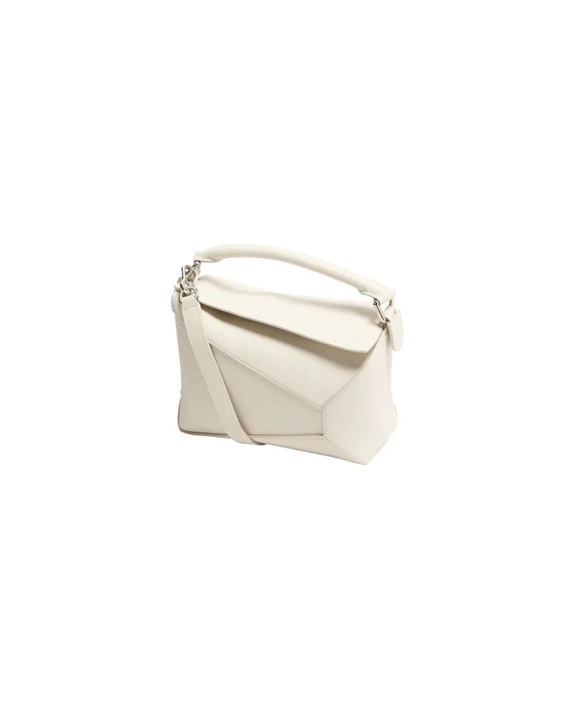 Loewe Kleine Tasche Puzzle White