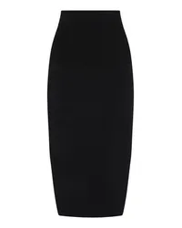 Victoria Beckham Body VB mit tailliertem Midirock Black