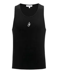 J.W.Anderson Tanktop mit gesticktem Anker-Logo Black