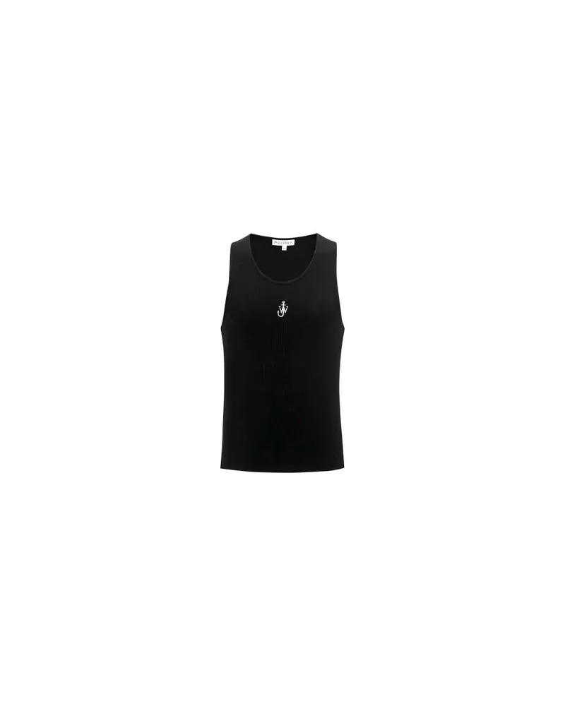 J.W.Anderson Tanktop Mit Gesticktem Anker Logo Black