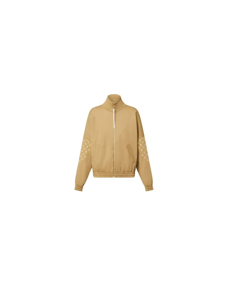 Louis Vuitton Strickjacke mit Reißverschluss Beige