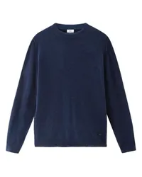 Woolrich Rundhalspullover Blue