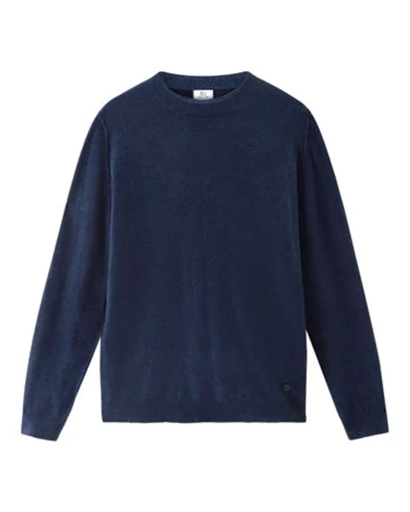 Woolrich Rundhalspullover Blue