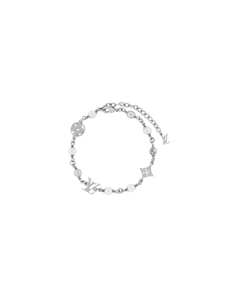 Louis Vuitton LV Pearls Armband Silver