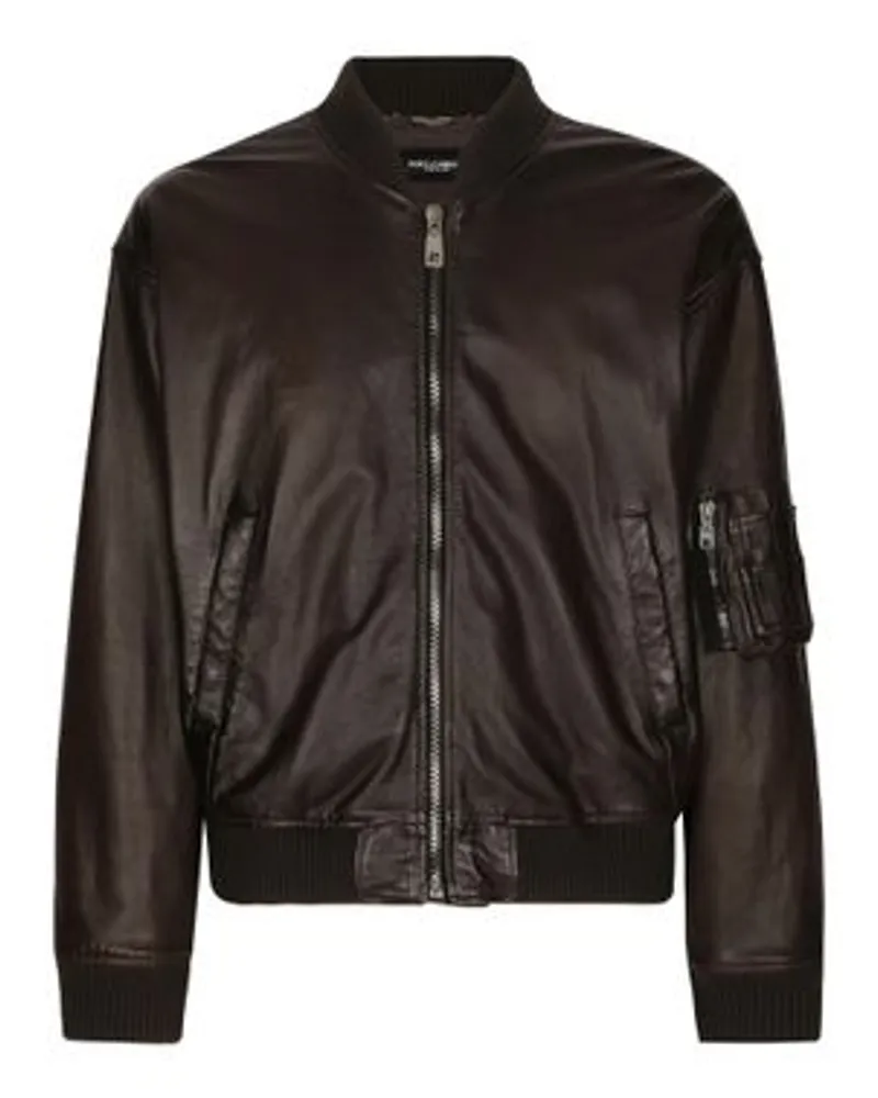 Dolce & Gabbana Steppjacke Brown