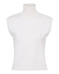 Alberta Ferretti Rollkragenpullover White