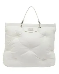 Maison Margiela Glam Slam große Shopping Bag White