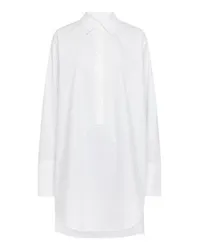 Loewe Hemdkleid mit langen Ärmeln White