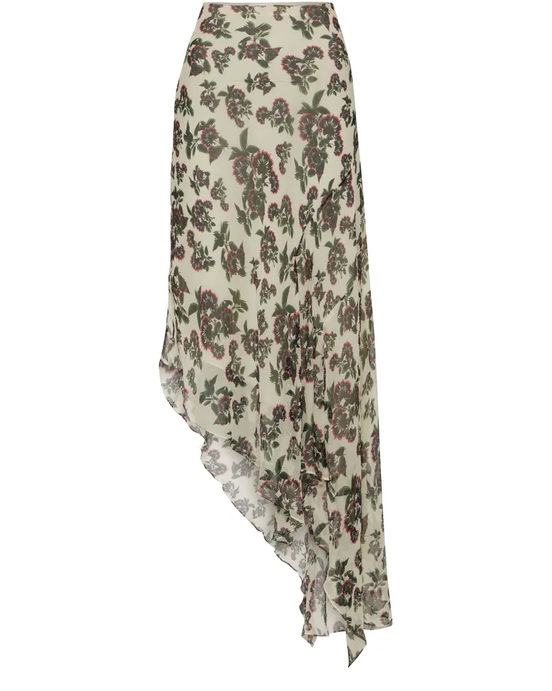 Celine Asymmetrischer Rock aus Seidenkrepp 