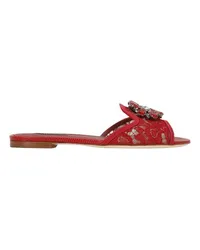 Dolce & Gabbana Rainbow-Mules Red