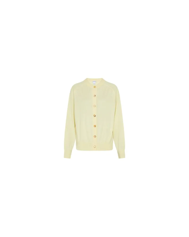 Bottega Veneta Geknöpfter Cardigan Yellow