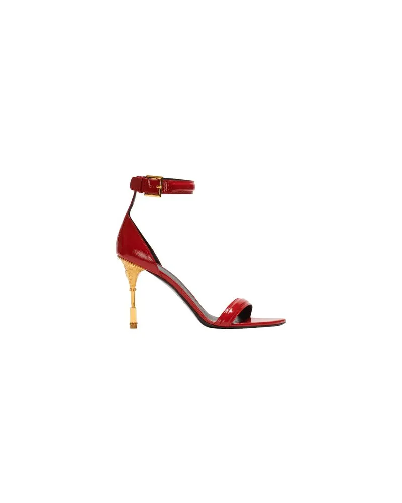 Balmain Sandalen Moneta Red