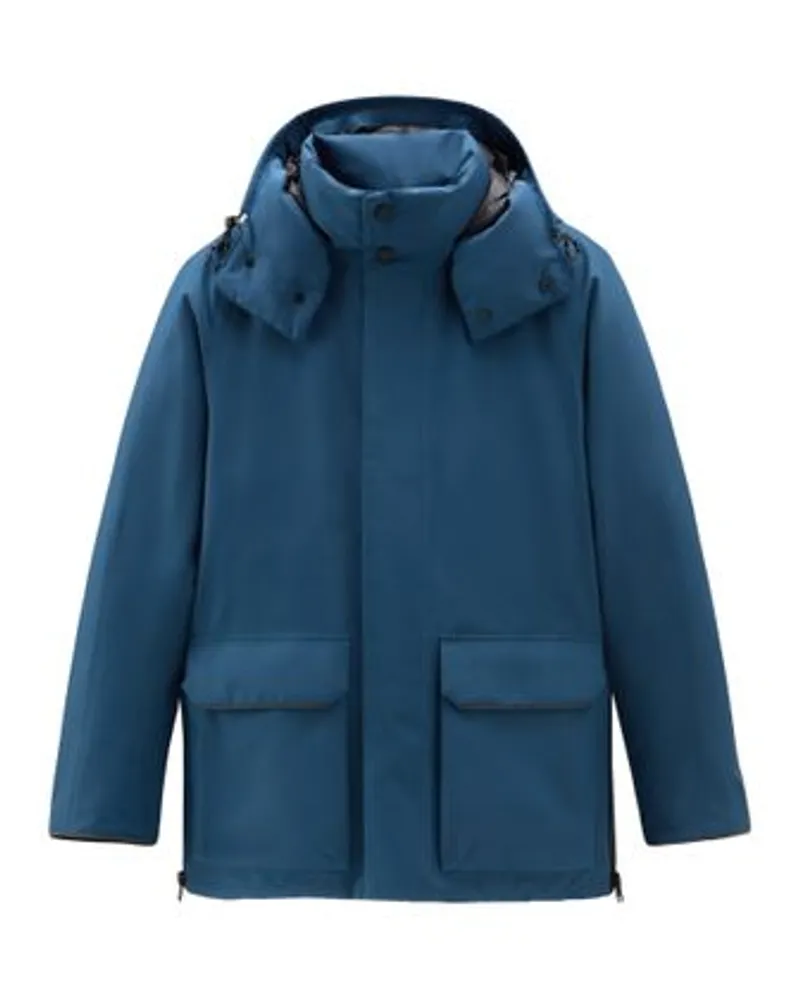 Woolrich Wasserdichter Parka Aleutian Supreme Blue