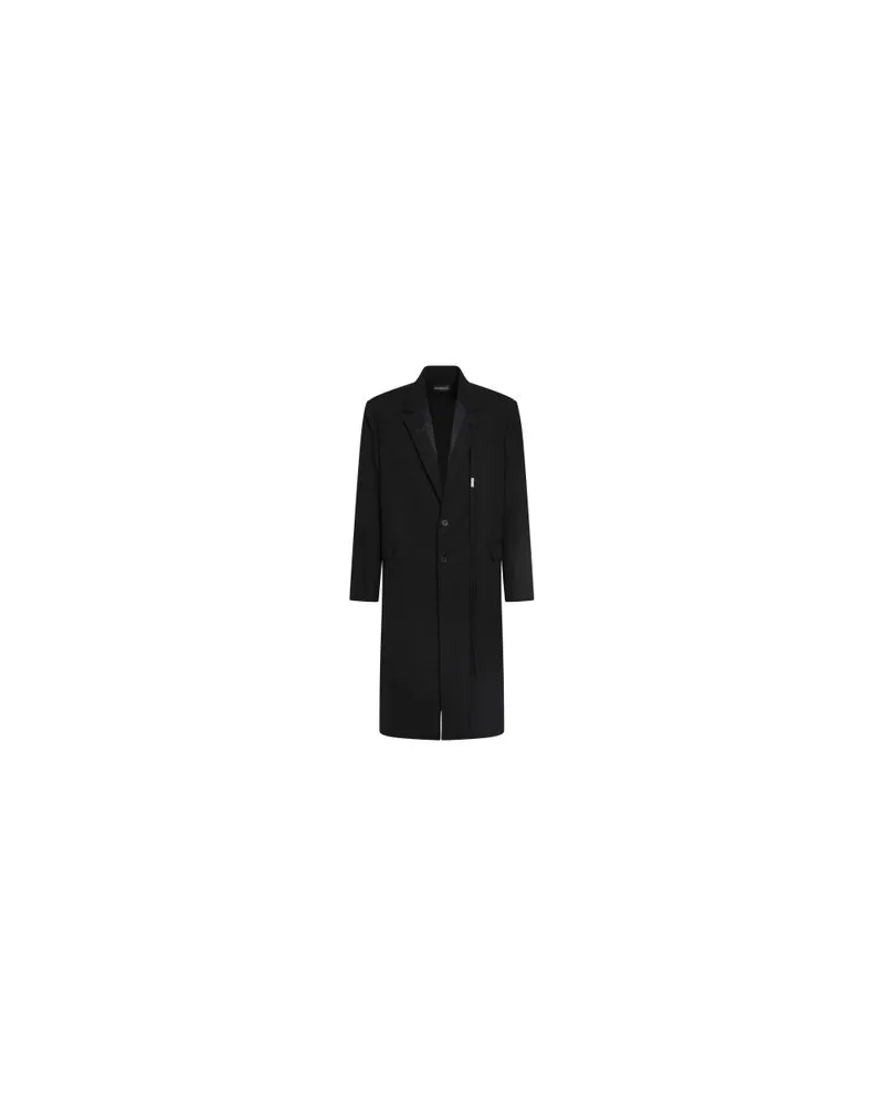 Ann Demeulemeester Eleganter, komfortabler Mantel Black