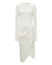 J.W.Anderson Asymmetrisches Kleid mit Drapierung White