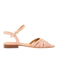 Bobbies Flache Sandalen Ellis Beige