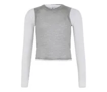 Kaschmirpullover mit Drapierung