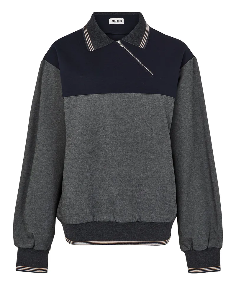Miu Miu Sweatshirt avec zip 