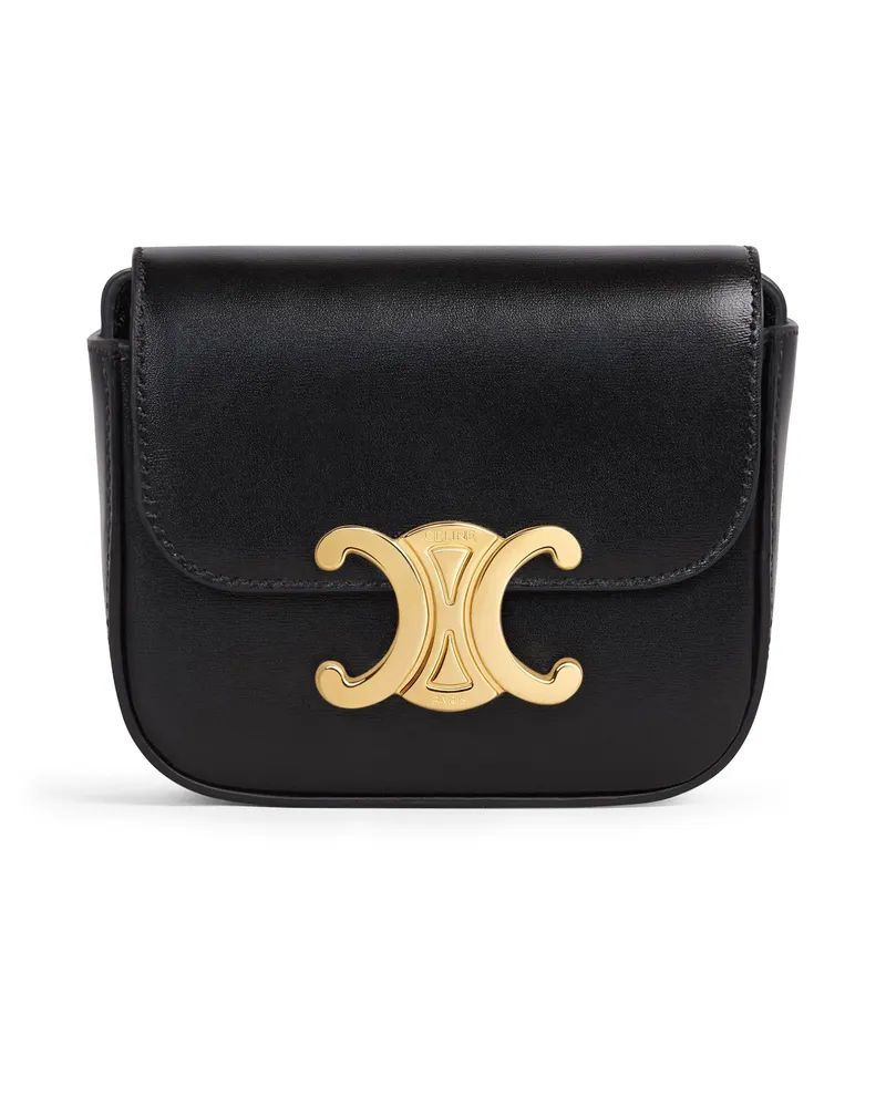 Celine Mini-Triomphe aus glänzendem kalbsleder 