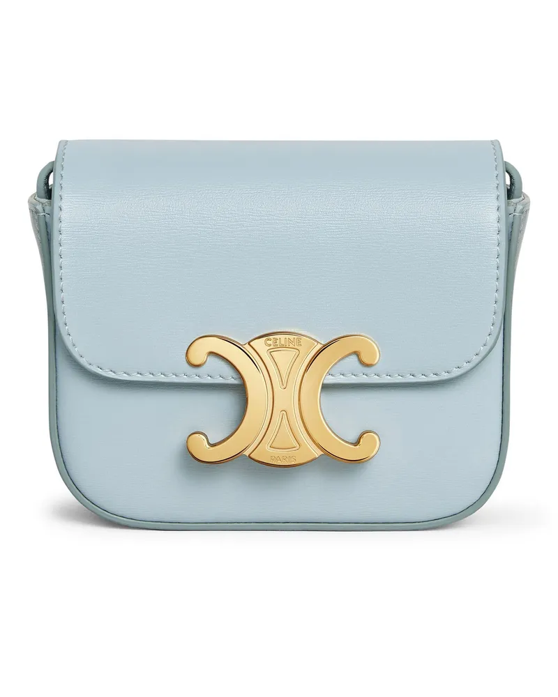 Celine Mini-Triomphe aus glänzendem kalbsleder 