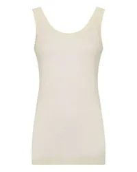 Christophe Lemaire Nahtloses geripptes Tanktop Beige