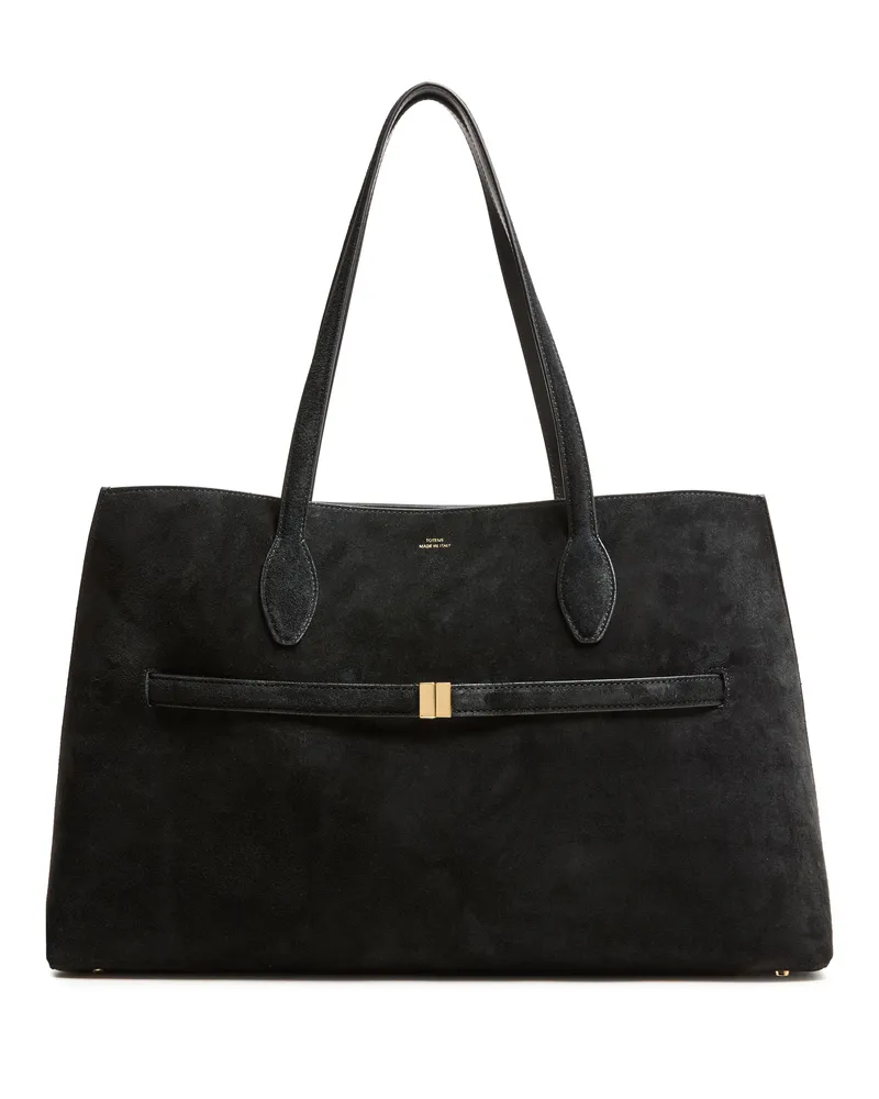 Totême Lounge Tote Bag aus Wildleder 